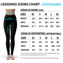 Load image into Gallery viewer, Womens Blue Mermaid Scale Leggings